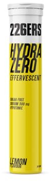 226ERS Hydrazero Effervescent, Tabletas Efervescentes para Reposición de Electrolitos, Apto para Veganos, Sin gluten, Sin calorías, Limón - 20 tabletas