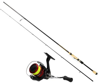 Spinnrutencombo Sienna 1000FG Stationärrolle + Ultralight-Spinnrute Angelset
