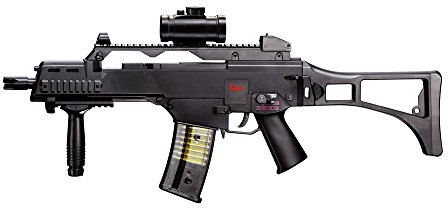 Heckler & Koch Softairgewehr Elektrisch AEG 6 mm Airsoft Gewehr, Schwarz