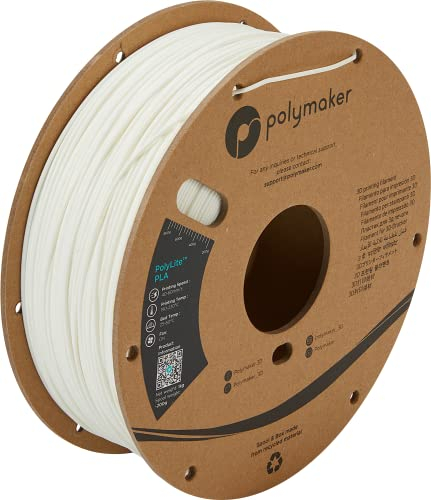 Polymaker PA02017 PolyLite Filament PLA 2.85mm 1000g Weiß 1St.
