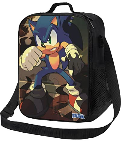 Lonchera Bento con aislamiento, caja escolar para niños y adolescentes, diseño de dibujos animados, reutilizable, enfriador térmico, para niños y niñas, kit de bolsa (D)