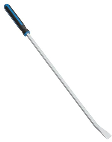 Dunnet Tools Wrecking Bar Forged Carbon Steel Swan Neck Crowbar Heavy Duty Rust Resistant Pry Tool Nail Pullers 600mm Crow Bar for Floorboards Pallet (36in)