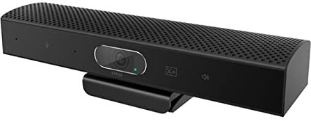 DUnLap Webcam pc con Microfono 2K USB Webcam 3-in-1 HD Telecamera for videoconferenza con Microfono e Altoparlante Ai. Face Tracking Auto a 360 ° di Ricezione della Voce Webcam pc