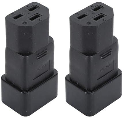 IEC 320 C20 auf C21 AC-Adapter, 16 A auf 20 A Stromanschluss für PUD-USV, C20-Stecker auf C21-Buchse, Splitter-Verlängerungs-Netzteil