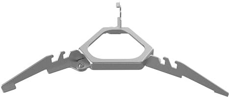 Fire-Maple Supporto Pieghevole per Bombola di Gas in Titanio, Staffa Leggera per Serbatoio di Carburante, Supporto Tripode per Cartuccia per Campeggio, Pesca e Ciclismo