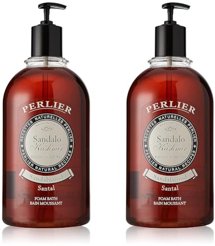 Perlier Bagno Schiuma Sandalo - 3000 ml con dosatore (Confezione da 2)