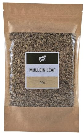 Lowhill Valley Mullein Leaf Tea - Cut and Dried Verbascum Thapsus Leaves – May Support Respiratory Wellness & Relaxation - Loose Leaf Herbal Tea - 100% Natural – 50g