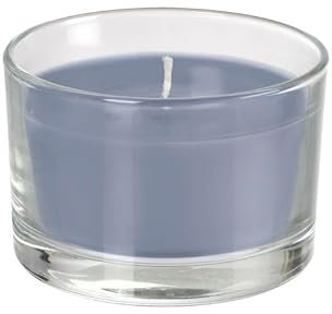 12 vasetti per candele Duni, 6 x Ø 8,5 cm, 18 ore, miscela di paraffina con portacandele in vetro