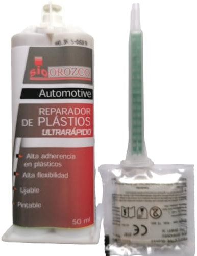 Adesivo colla bicomponente per plastica ultra veloce 50 ml.