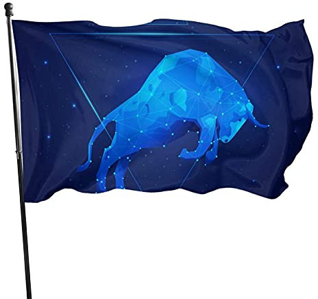 Banner Aquarell Klee Lebendige Farbe Garten Flagge Uv-Lichtbeständig Fahne Für Draußen Parade Drinnen 90X150Cm