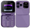 Mobile Phones for Elderly - Mini Folding Mobile Phone Rechargeable Folding Flip Case Design | HD Rear Camera Mini Mobile Phone 2G Dual SIM Dual Standby