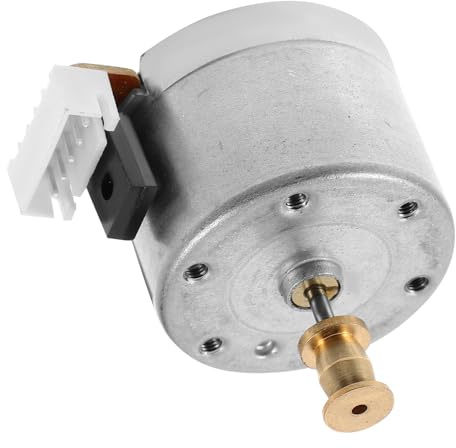 Metall Grammophonmotor 1l03 Ersatzmotor für Schallplattenspieler | Rated Voltage 6-12 V, Rated Current 0.03 A, Rated Speed -4000, Silber