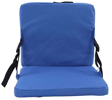 AJUNJIIL pour sièges de Stade avec Support Dorsal, Traitement de renforcement, Conception de clôture Triangulaire, scénarios d'utilisation Multiples, Coussin de siège Pliable