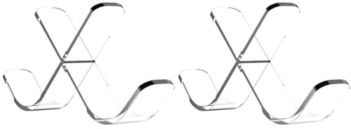 Masslla 2X Eishockey-Vitrine, Acryl-Hockey-Puck-Halter, Ausstellungsständer für Sammlerpucks, Eishockey-Organizer, Dekoration
