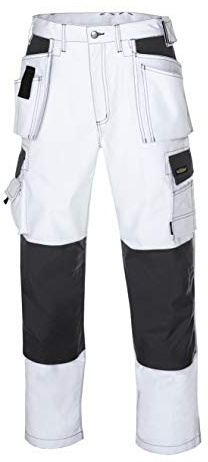 teXXor Arbeitshose Twill Bundhose T/C Panama Canvas Arbeitsbundhose weiß 52
