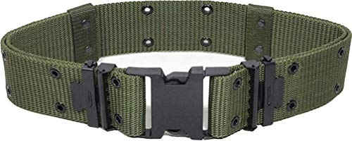 Miltec Unisex vuxen olivtillbehörsbälte 55 mm, OD, M grön