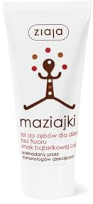 Ziaja Gel dental para niños, sin fluoruro, 50 ml