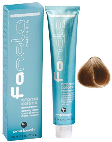 FANOLA - Crema tintura per capelli, 100 ml, 8,00, biondo chiaro