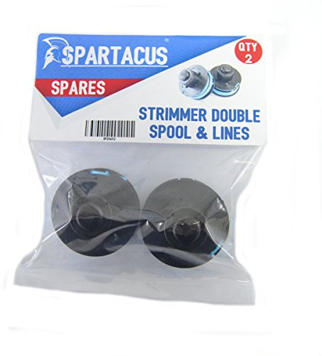 Spartacus 2x Strimmer Trimmer Spool & Line Fits Performance Power PGT18A 18v cordless