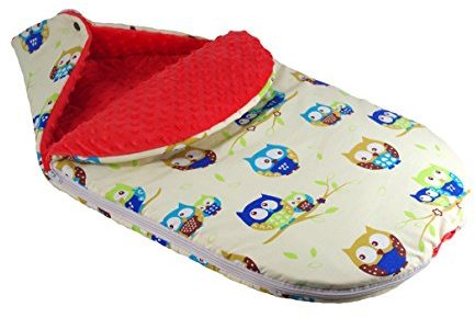 Saco acolchado para carrito de bebé, con calentadores para manos y cojín 11 Talla:Footmuff M size