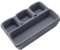 8Pcs Drawer Organiser - Interlocking Drawer Dividers Plastic Storage Trays, 3 Sizes Uncluttered Storage Drawer Tidy Trays Dividers for Kitchen Office Desk Make-Up Stationery Bathroom Jewellery (Grey)