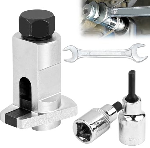 DNGH Cuscinetto ammortizzatore, attrezzo per ammortizzatore, inserto universale 4912-5, con ammortizzatore, manicotto ammortizzatore, chiavi, cuscinetto ruota, strumento per lo smontaggio