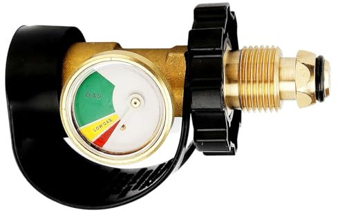 RV-Propananzeige, LP-Tankanzeige,Tragbares LP- -Adaptermessgerät - QCC1/Typ 1-Anschluss Außen- -Tankmessgerät, staubdichtes Tankdruckmessgerät für LP-Tanks