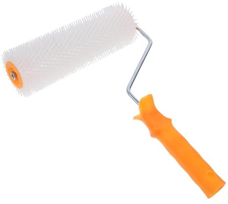Artibetter Roller Brush Vent Spiked Roller for Self Leveling Spiked Screed Paint Brush Tool