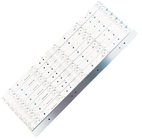 RCTGPGJAC 8 Teile/los 390mm 5LEDs 3V Kompatibel for 43 LCD TV 43E4600 05-LP1010-01A 5800-W43016-0P00 Hintergrundbeleuchtung Streifen