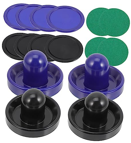 ibasenice Air Hockey Pucks Und Pushers Kunststoff Ersatzteile Für Tischhockey Indoor-Spiel Zubehör Für Heimspiel Und Freizeitspaß