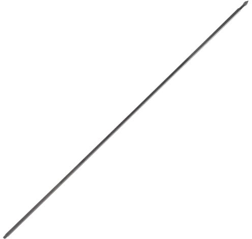 Pincho cuadrado de acero inoxidable AISI 304 para asador, 10 x 10 mm, para cocinar carnes pesadas (longitud: 100 cm)