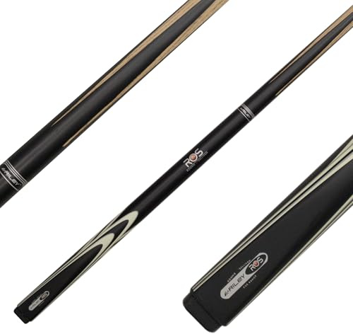 Winsport Taco de billar Ronnie O'Sullivan The Legend Edition 145 cm, 2 piezas, profesional, de madera de fresno seleccionada, con extensión y funda (taco)