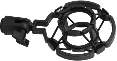 TOYANDONA 2pcs Anti-vibration Shock Mount Mic Shockproof Mount Mic Stand Holder Holder Shock-absorbing Bracket Rack Black