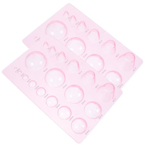 DEARMAMY Strumenti per Quilling e Lavori Artigianali in Carta Fai da Te, Set 2 Pezzi in Plastica Rosa, per Pezzi di Carta Precisi e Portatili, Utensili Leggeri per Hobby Creativi
