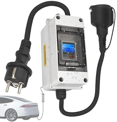 Compteur Électrique Numérique Mobile Pour 16A 230V,Avec Réinitialisation