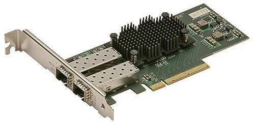 ATTO FastFrame NS12 10GBE Tarjeta de Interfaz de Red (PCIe de Doble Canal x8 a Ethernet de 10 GB, Perfil bajo, Interfaz LC SFP+ SR (RoHS))
