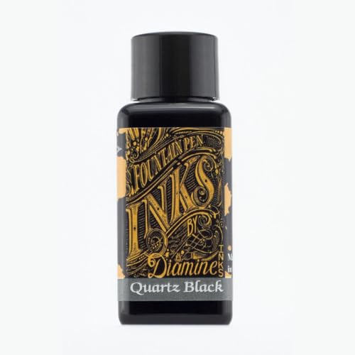 Diamine Ink,Quartz Black,schwarz,Tinte,Schreibtinte,30 ml