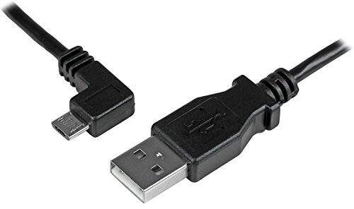 StarTech.com Micro-USB Charge-and-Sync Cable M/M - Left-Angle Micro-USB - 24 AWG - 2 m (6 ft.)