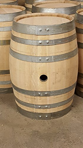 Wine Barrel Creations 15 Gallon Used Oak Wine Barrel reconditioned to New for Display Only