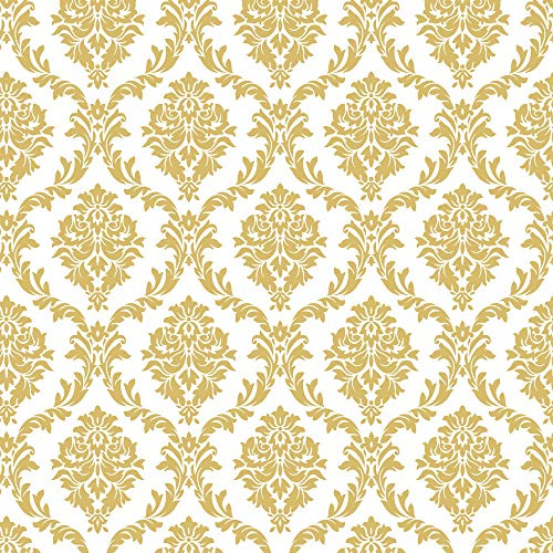 20 Servietten Elegante Ornamente gold/Hochzeit/Muster/Fest/Feier/Weihnachten 33x33cm