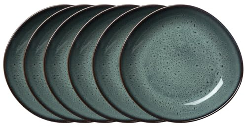 like. by Villeroy & Boch – Lave gris 6x Schale flach klein, 22cm, Steingut, beige
