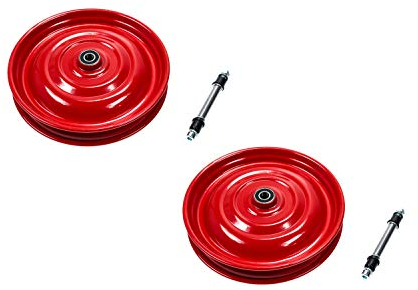 2 Stück Scheibenrad Anhänger Handwagen Laufrad Rad Felge 12 1/2 Zoll rot Klaufix DDR