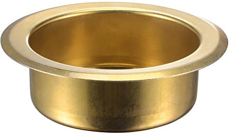 sourcing map 100mm Estaño Fusión Soldadura Olla Soldadura y Soldadura Baño Horno Inoxidable Acero Titanio Enchapado