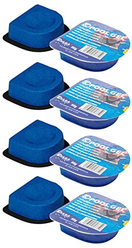 Pack 4 UDS Gel Clarificante Piscinas Dpool Gel - MONODOSIS 90 GR - Agua Piscina cristalina - DIASA Industrial