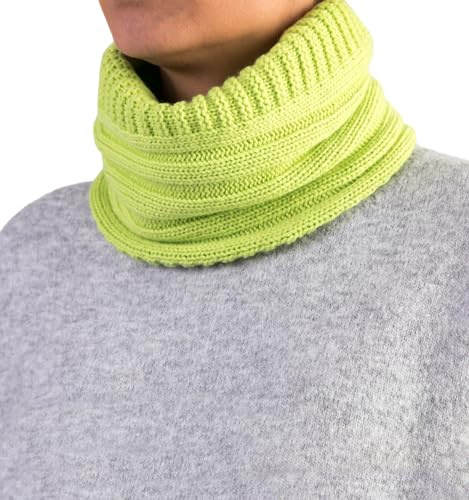 Halswärmer Gemischte Kaschmir Männer Frauen Made in Italy Schal Ring Mütze Kaschmir Winter Unisex Merinowolle Schwarz Grau Weiß Beige Schal Warm One Size Pashmina Schal Decke