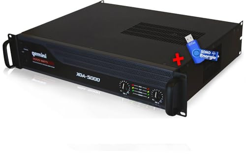 Amplificateur de Puissance Gemini Sono Pro PA 5000W Max. - Gemini XGA5000+ Clé USB 32G