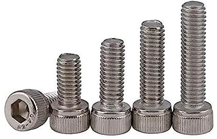 SchmetterlingsschraubenGriff gerändelte Rändelschraube, Rändelschraube M4 M5 M6 M8 M10 304 Edelstahl Linkshänder Linkshänder Gegengewinde Kappe Tasse Innensechskantschraube (Länge: 50 mm, Größe: 1 Stü