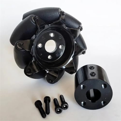 ZIBOXI 4 teile/satz 300 KG Große Last 4 zoll 100mm Mecanum Rad Omni Rad for Roboter Auto (Color : 10mm)