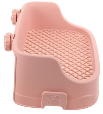 CIYODO Kaninchentoilette Für Haustierkäfig Meerschweinchentoilette Mit Abnehmbaren Gittern Kleintiertoilette Für Katzen Und Hamster