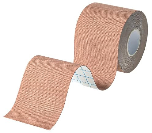 Geoul Gwanli Repose Boob Tape- Skin-Friendly, Strong Hold, Breast Lift Tape for Women Invisible, Stretchy, Water-Resistant Backless, Strapless, & Plunge Dresses (Deep Skin)